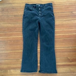 Madewell Cali Demi-boot jeans with button fly